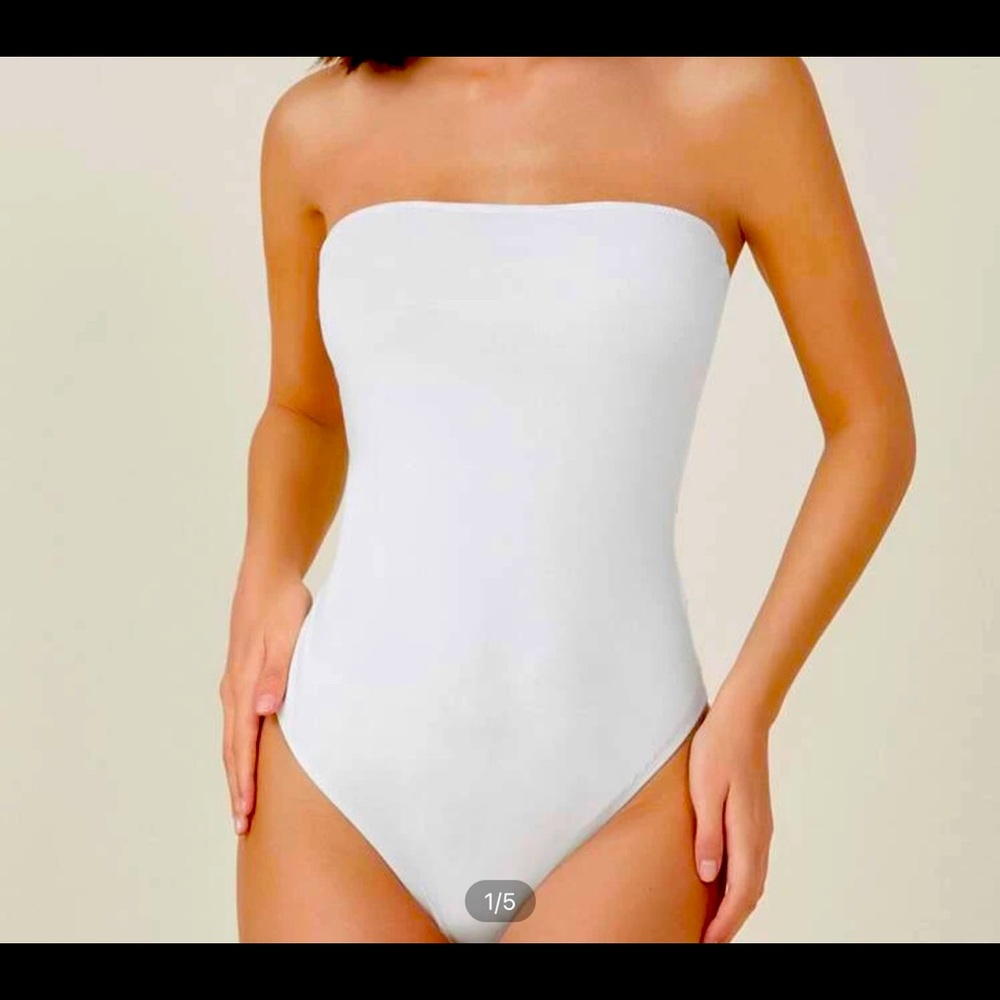 SHEIN strapless body suit